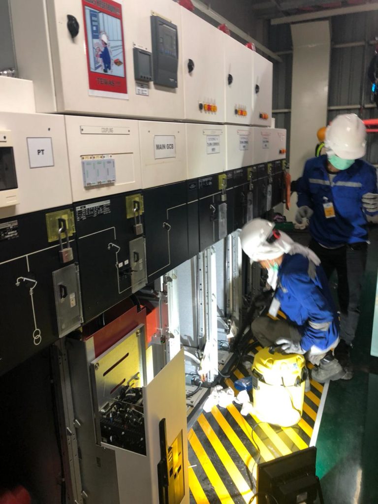 Preventive maintenance mv cubicle