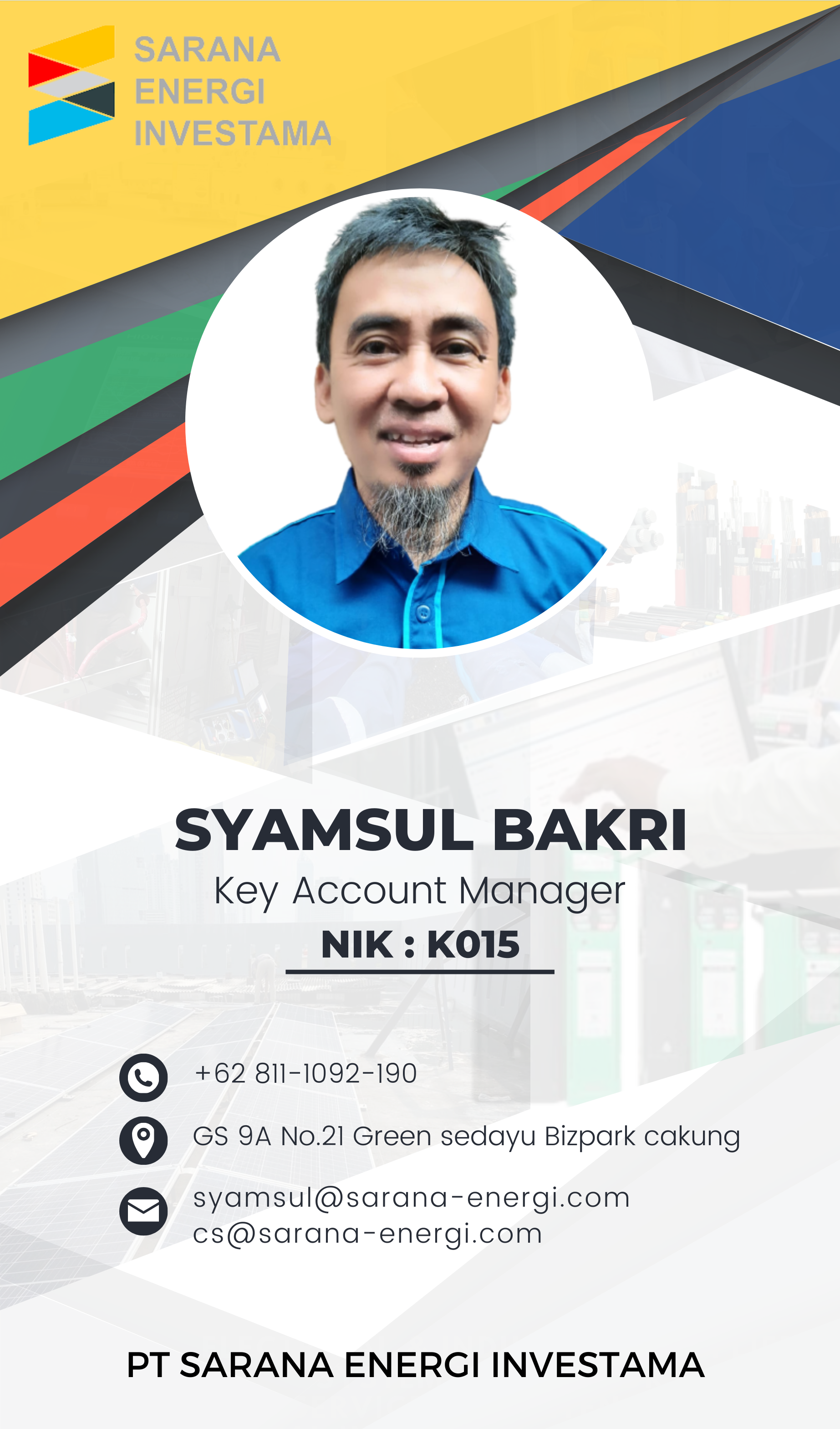 Syamsul bakri 2 - partnersurya hadir sebagai mitra epc & o&m