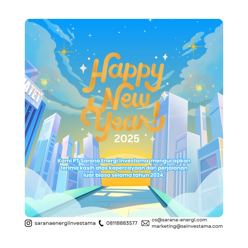 Happy new year 2025 seinvestama - partnersurya hadir sebagai mitra epc & o&m