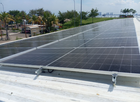 Mall by the sea pik 2 169. 4 kwp on-grid solar rooftop installation in jakarta